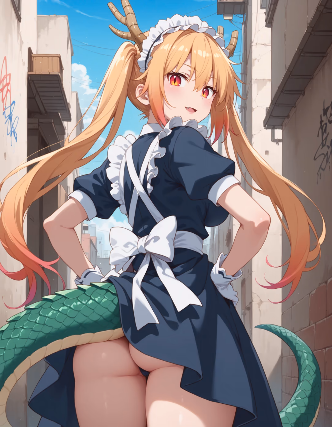 Tohru - Miss Kobayashi's Dragon Maid (Kobayashi-san Chi no Maid Dragon) - Hentai Gallery 2 - 14 Images — image 1 of 14