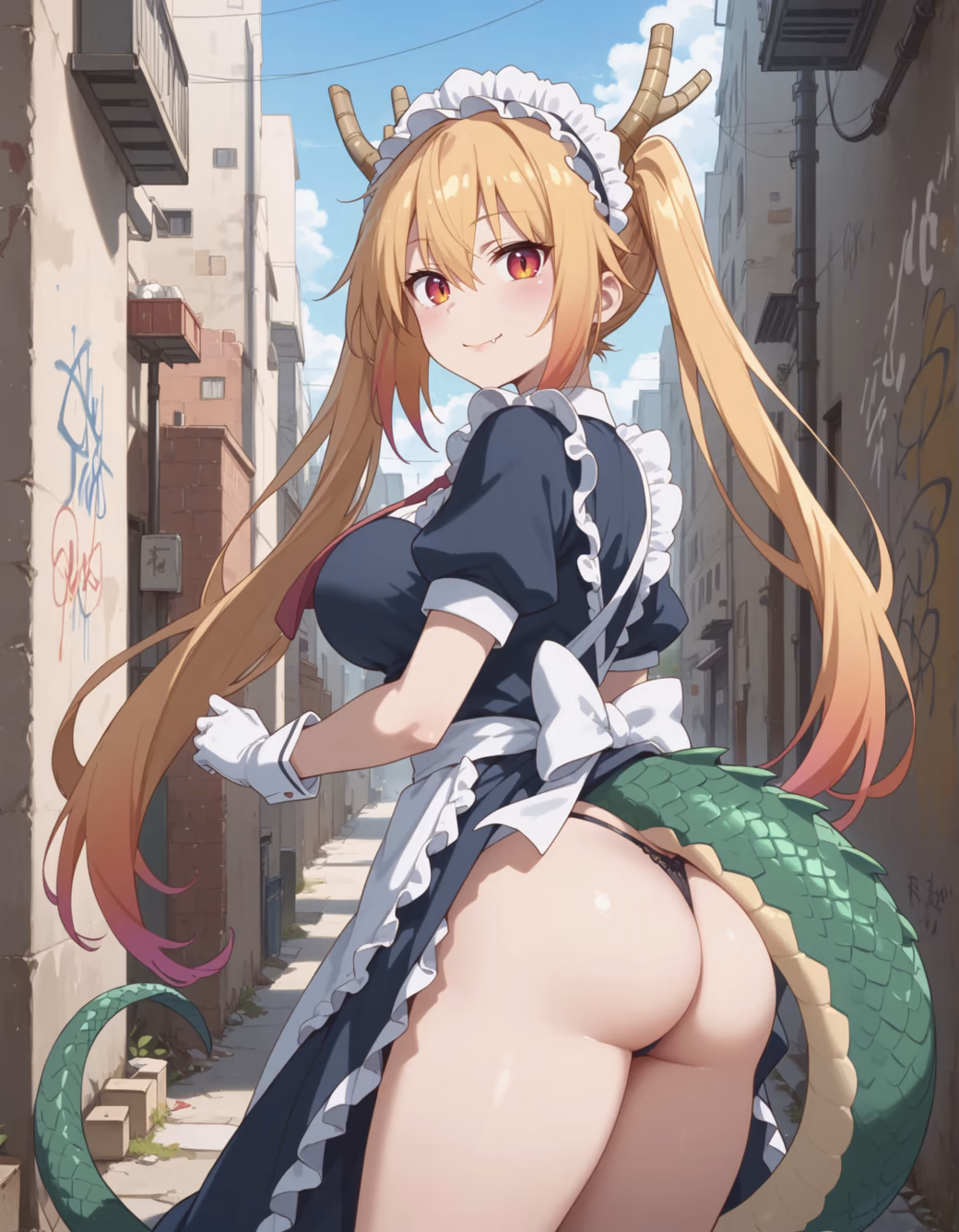 Tohru - Miss Kobayashi's Dragon Maid (Kobayashi-san Chi no Maid Dragon) - Hentai Gallery 2 - 14 Images — image 2 of 14