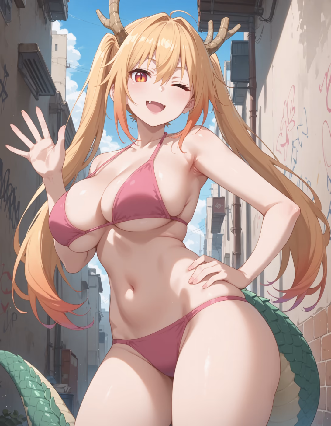 Tohru - Miss Kobayashi's Dragon Maid (Kobayashi-san Chi no Maid Dragon) - Hentai Gallery 2 - 14 Images — image 5 of 14