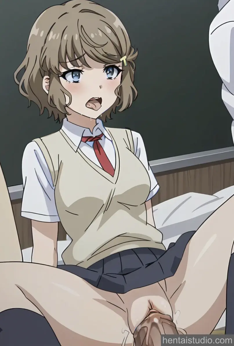 Tomoe Koga from Rascal Does Not Dream Of Bunny Girl Senpai hentai art 47 of 55