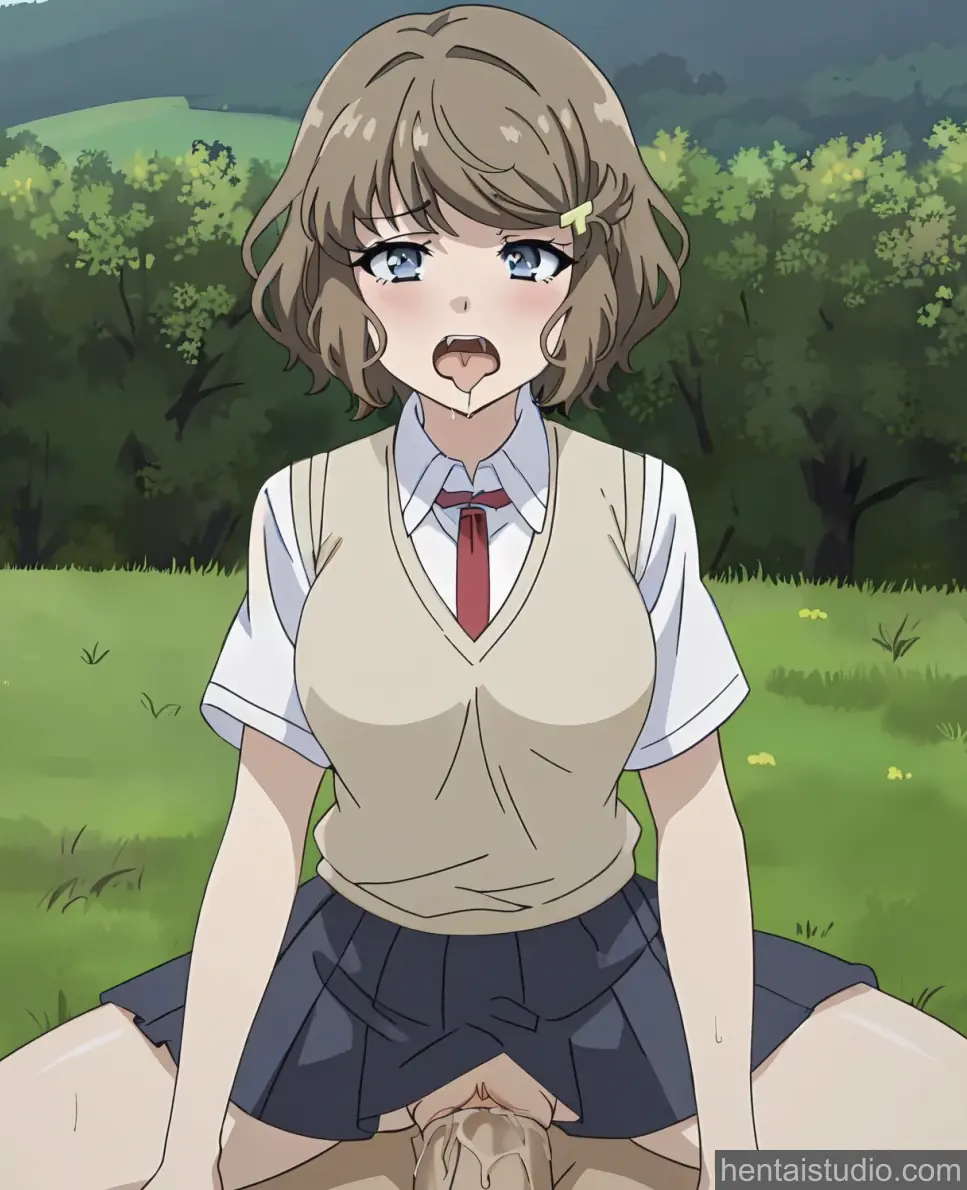 Tomoe Koga from Rascal Does Not Dream Of Bunny Girl Senpai hentai art 51 of 55