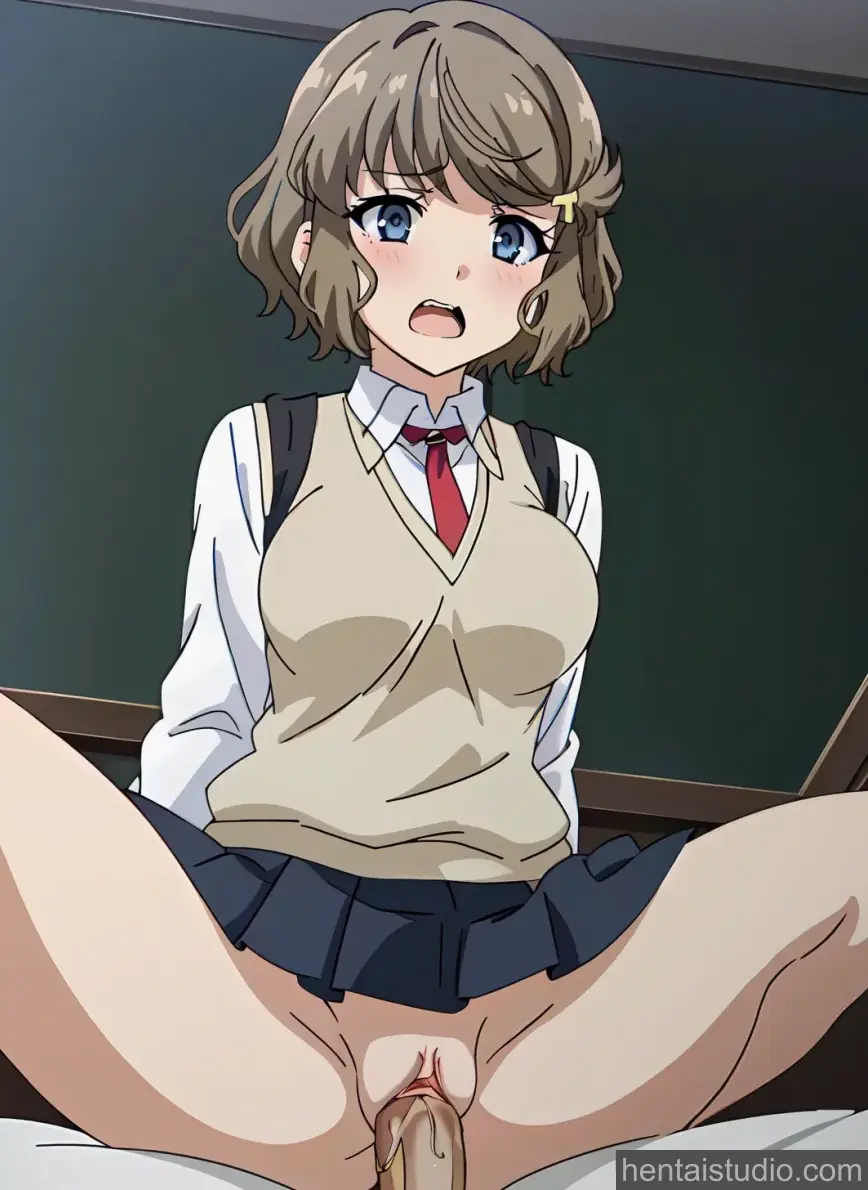 Tomoe Koga from Rascal Does Not Dream Of Bunny Girl Senpai hentai art 7 of 55