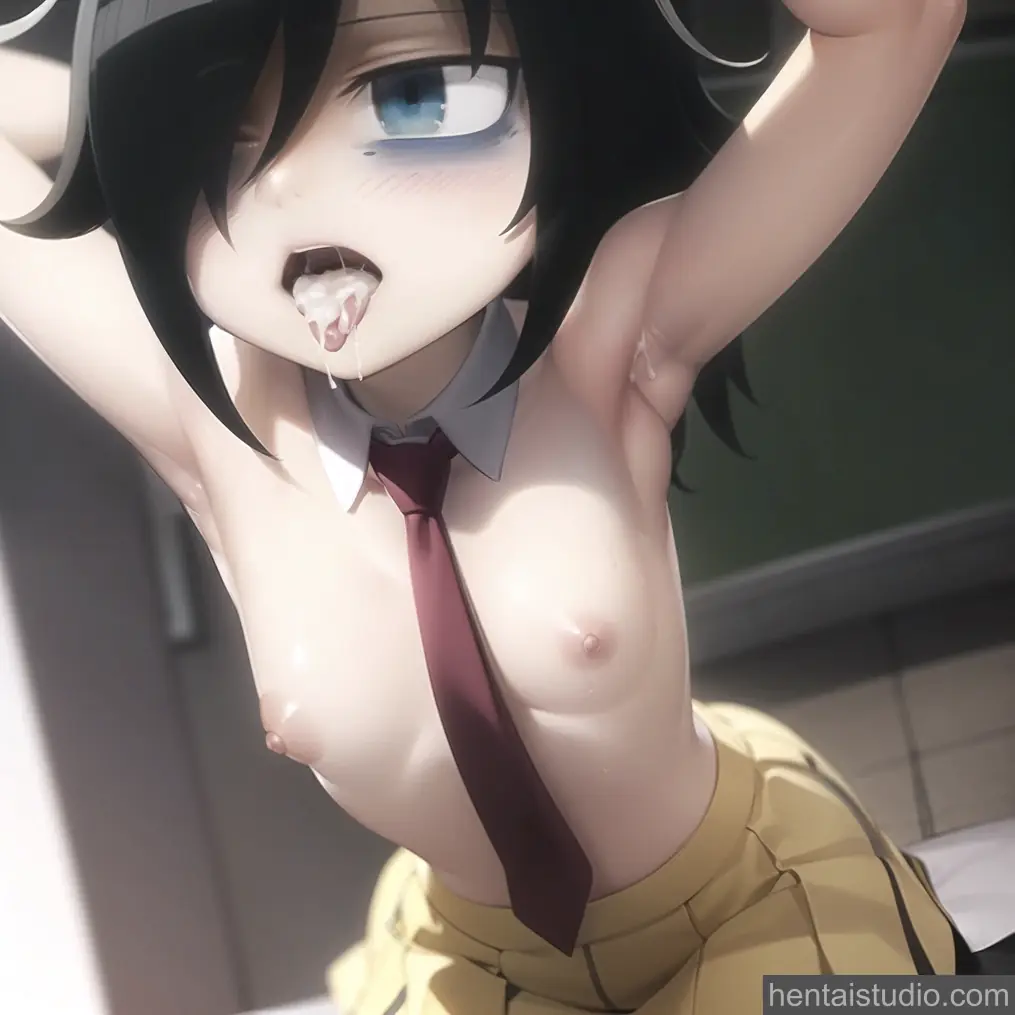 Tomoko Kuroki from Watamote hentai art 10 of 36