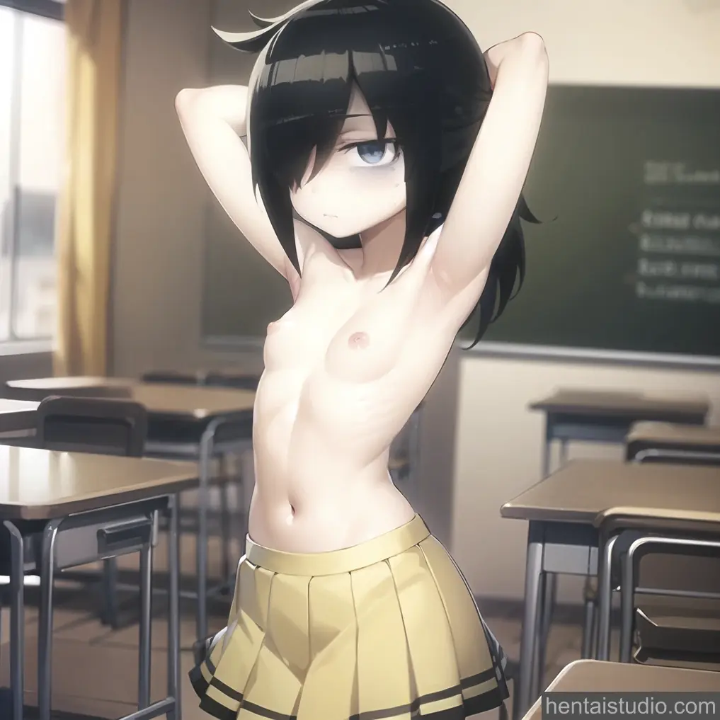 Tomoko Kuroki from Watamote hentai art 4 of 36