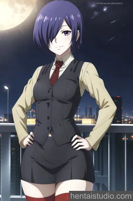 Touka Kirishima from Tokyo Ghoul hentai art 1 of 11