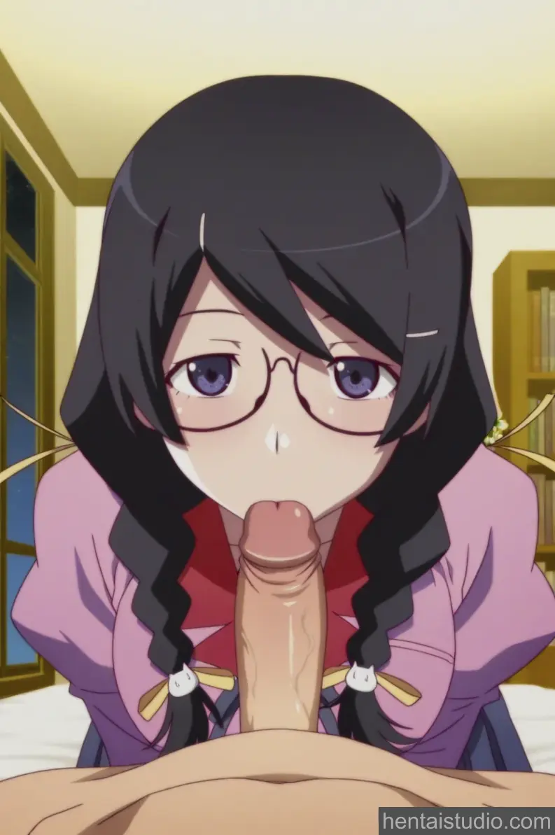 Tsubasa Hanekawa from Bakemonogatari hentai art 13 of 200