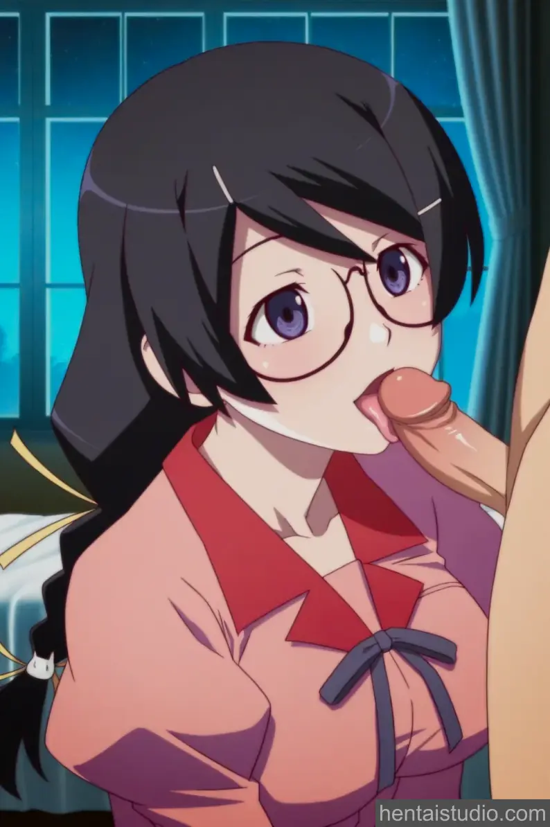 Tsubasa Hanekawa from Bakemonogatari hentai art 8 of 200