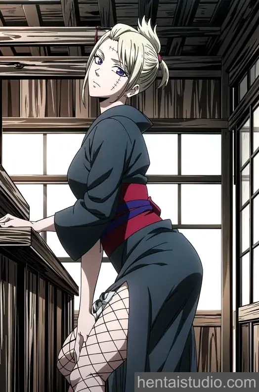 Tsukuyo from Gintama hentai art 1 of 16