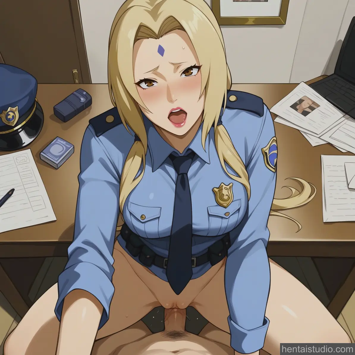 Tsunade Kushina from Naruto hentai art 19 of 30