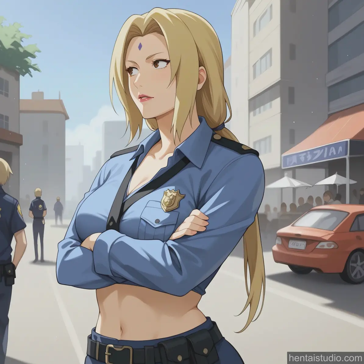 Tsunade Kushina from Naruto hentai art 24 of 30