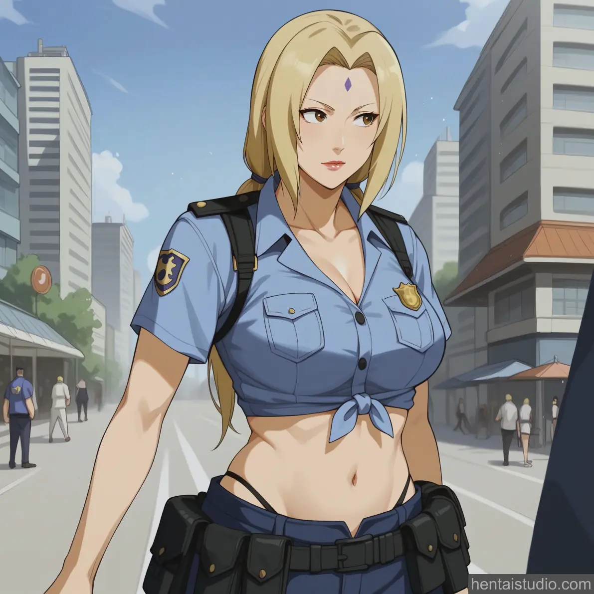 Tsunade Kushina from Naruto hentai art 25 of 30