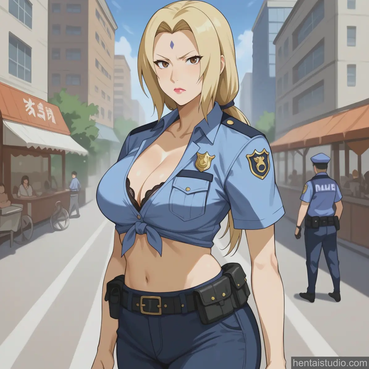 Tsunade Kushina from Naruto hentai art 27 of 30