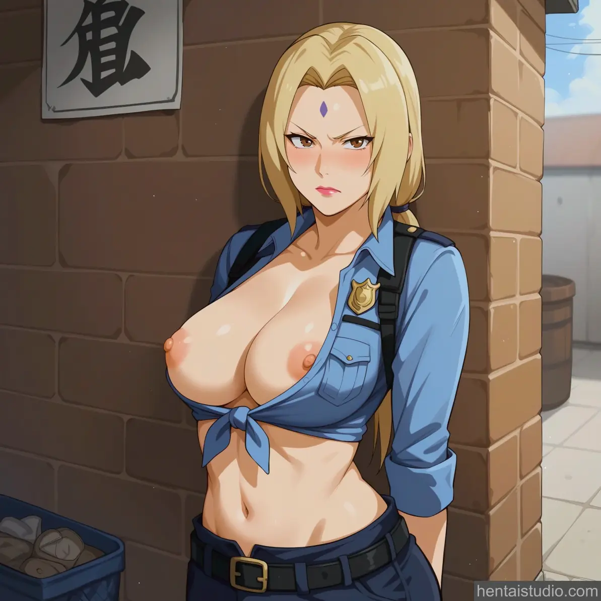 Tsunade Kushina from Naruto hentai art 28 of 30