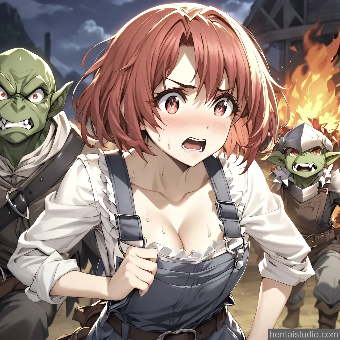 Ushikai Musume from Goblin Slayer hentai art 14 of 17