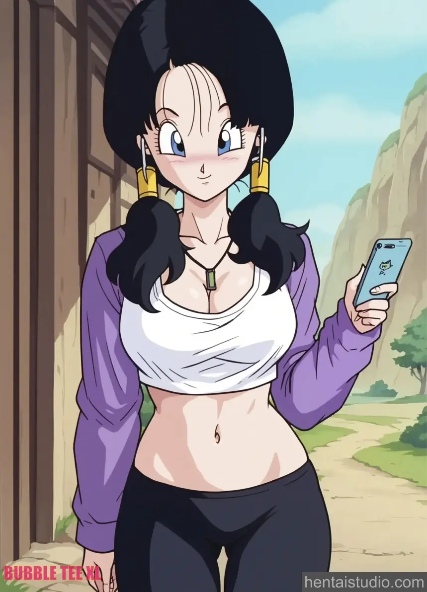 Videl from Dragon Ball hentai art 1 of 34