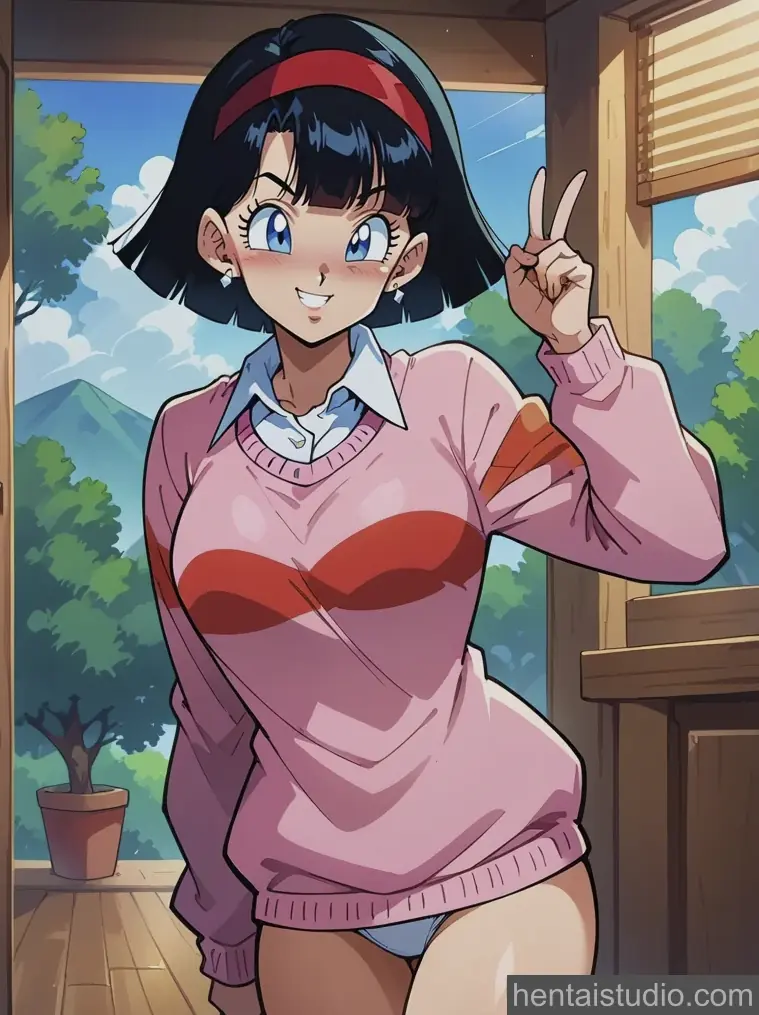 Videl from Dragon Ball Super hentai art 16 of 200