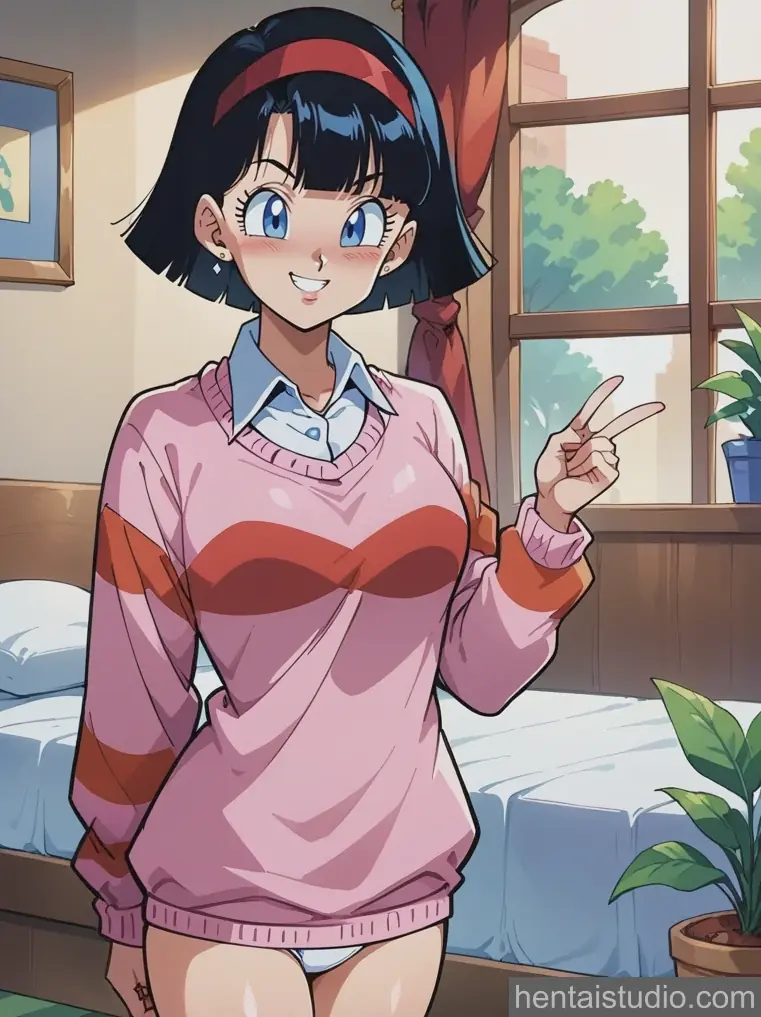Videl from Dragon Ball Super hentai art 18 of 200