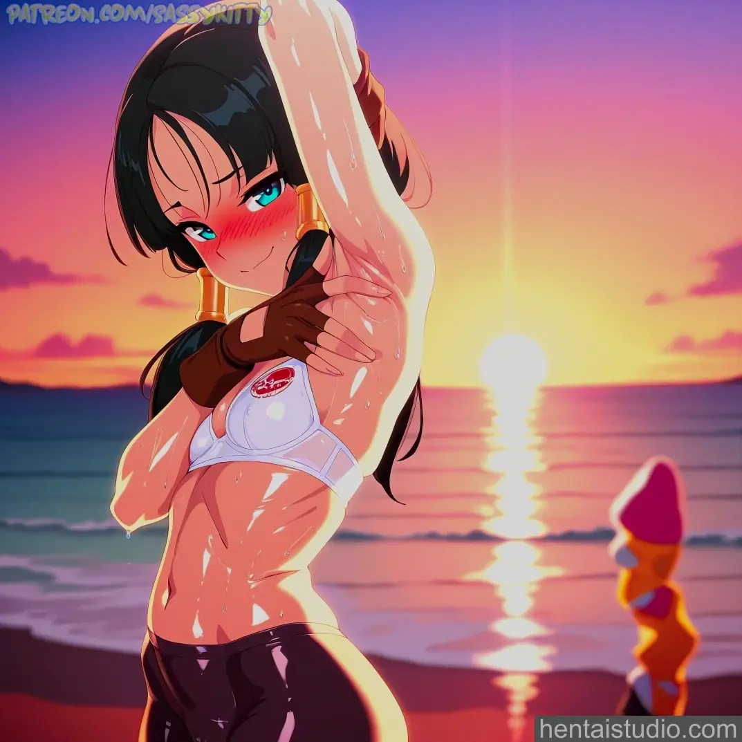 Videl from Dragon Ball Z hentai art 21 of 24
