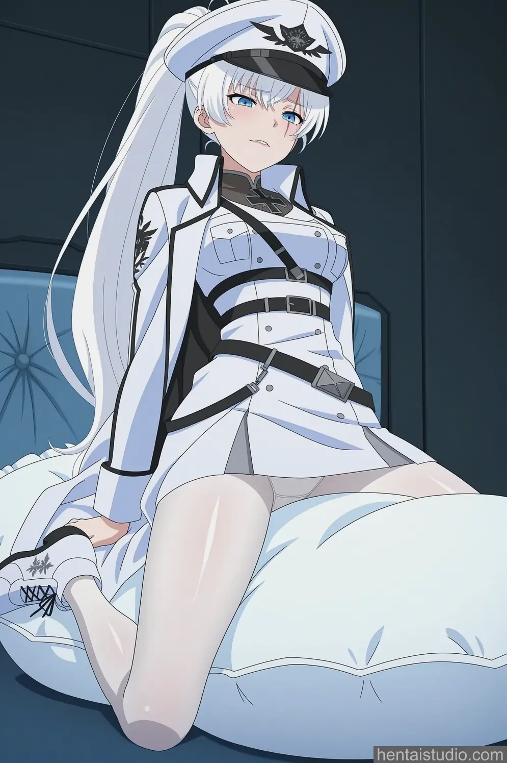 Weiss Schnee from Rwby hentai art 26 of 39