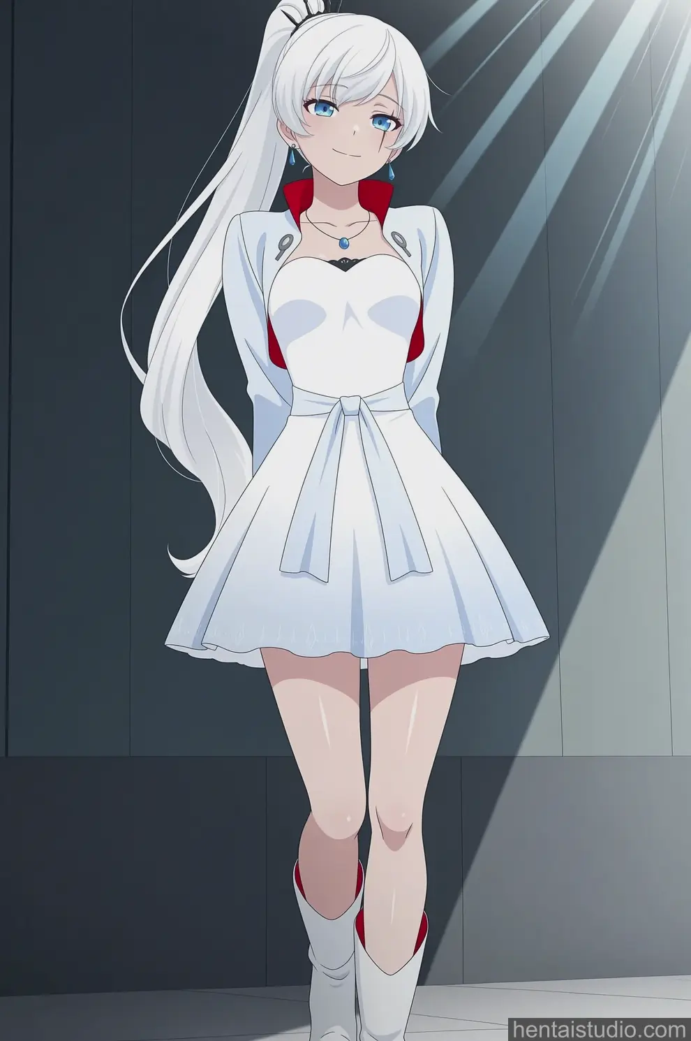 Weiss Schnee from Rwby hentai art 28 of 39