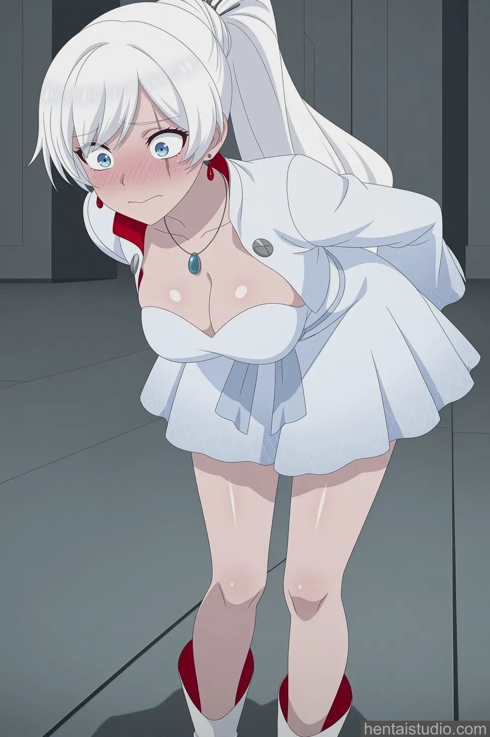 Weiss Schnee from Rwby hentai art 31 of 39