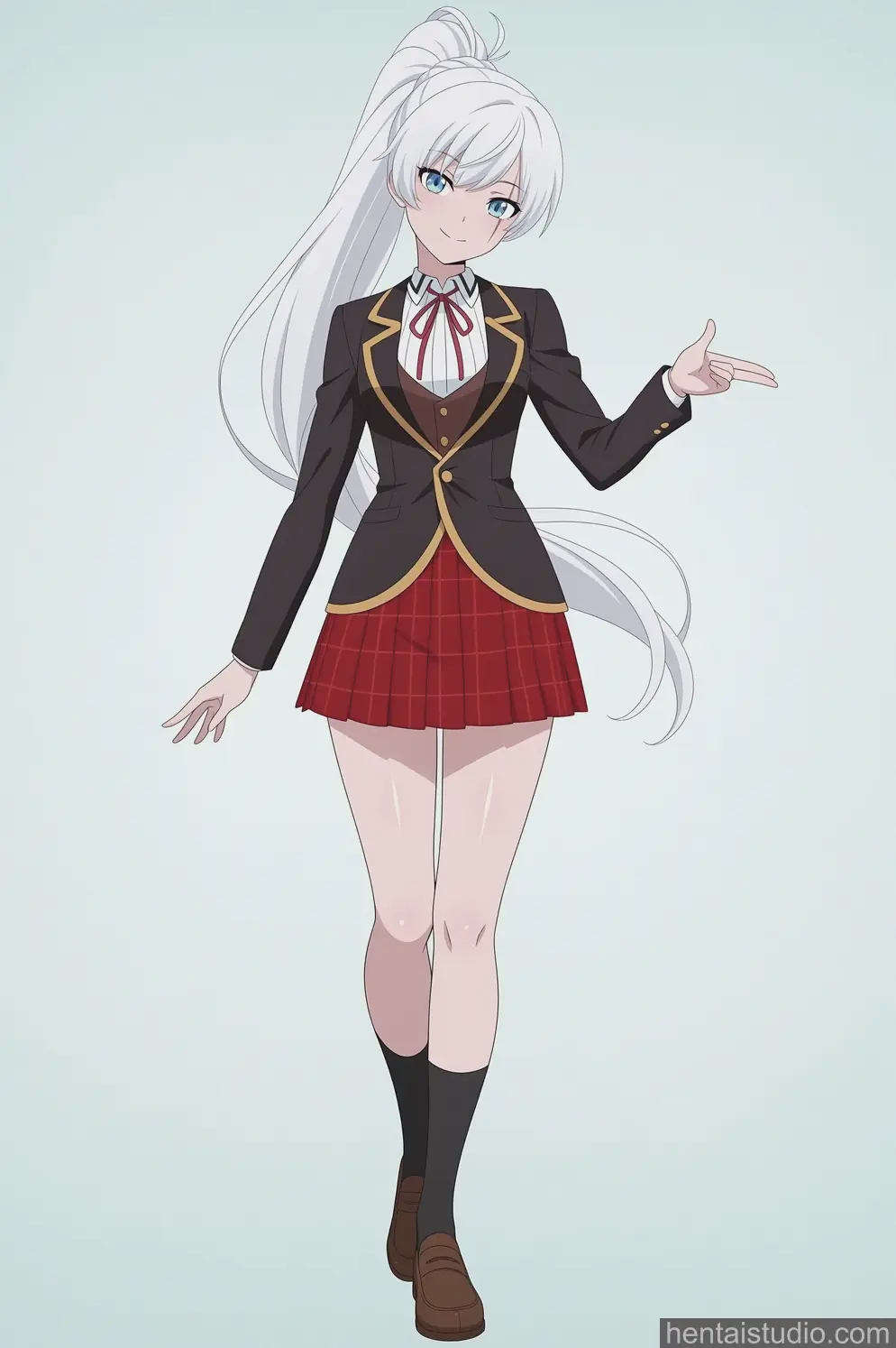 Weiss Schnee from Rwby hentai art 33 of 39
