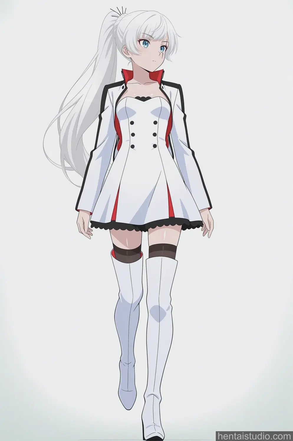 Weiss Schnee from Rwby hentai art 5 of 39