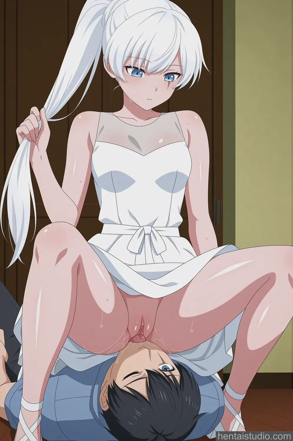 Weiss Schnee from Rwby hentai art 8 of 39