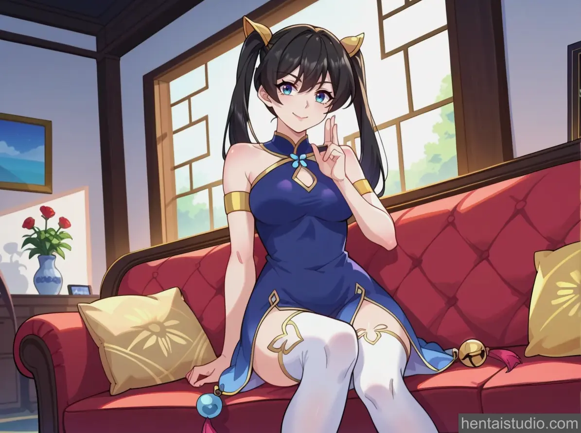 Xiao Qier from The Invincible Villain Master With My Apprentices hentai art 1 of 22