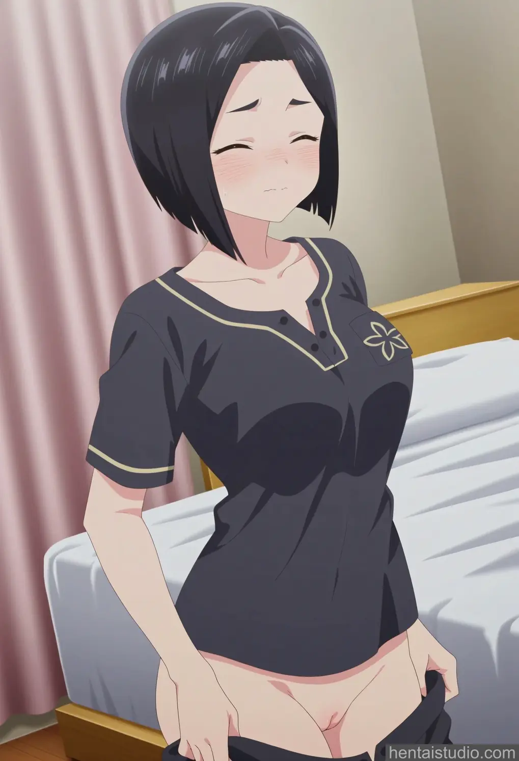 Yamada Sanae from The Dangers In My Heart hentai art 14 of 139