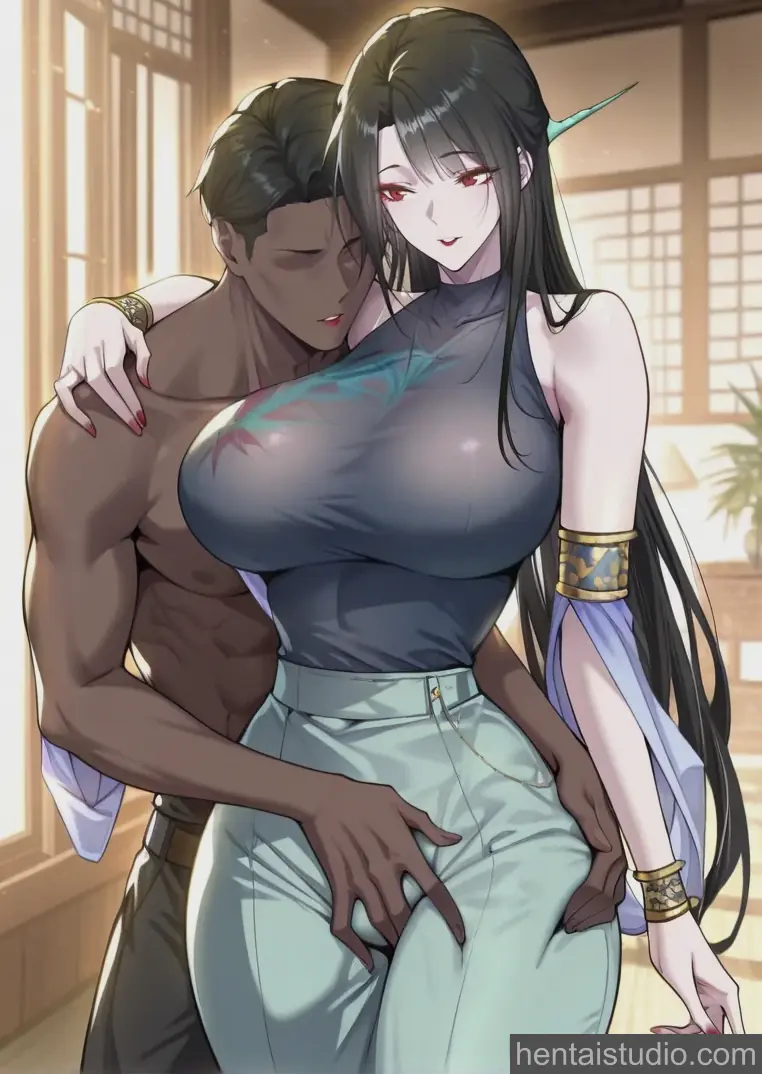 Yan Ruyu from I'm An Evil God hentai art 25 of 40