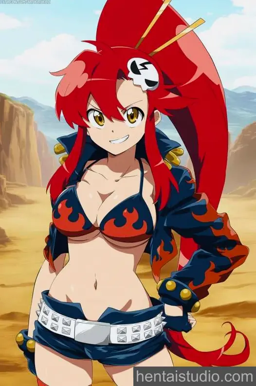 Yoko Littner from Gurren Lagann hentai art 1 of 12