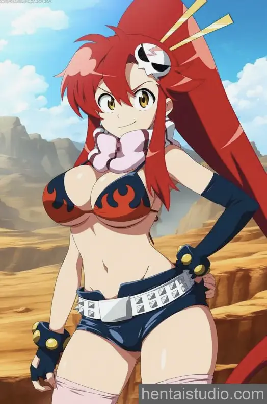 Yoko Littner from Gurren Lagann hentai art 2 of 12