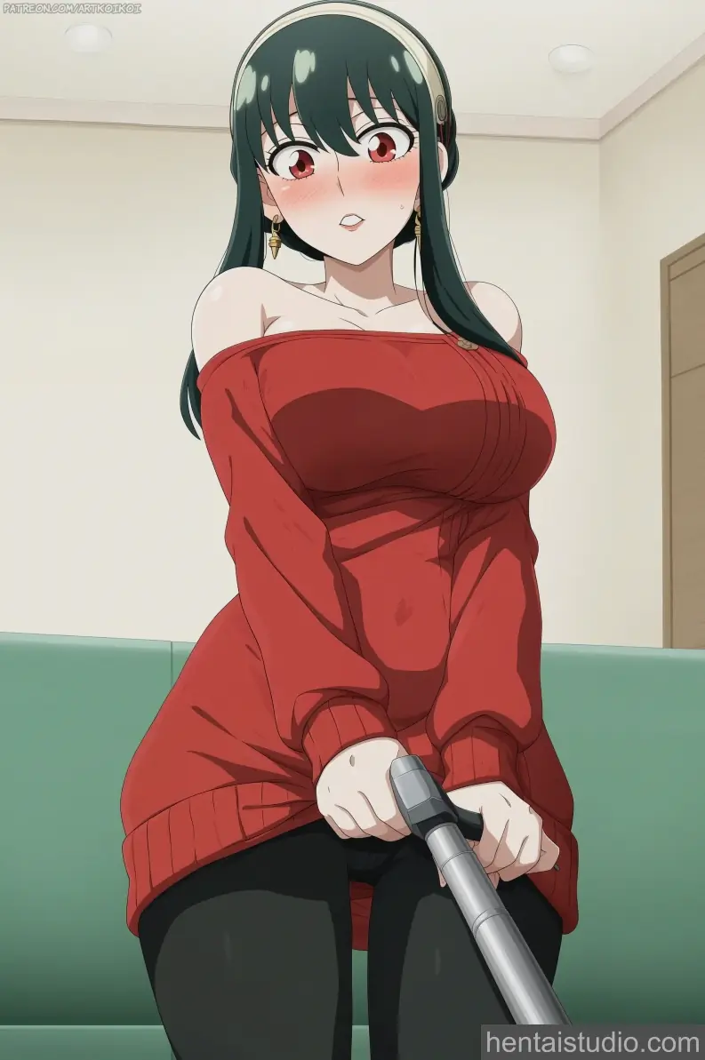 Yor Forger from Spy X Family hentai art 12 of 30