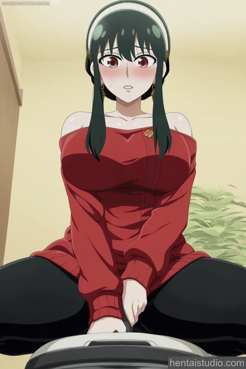 Yor Forger from Spy X Family hentai art 27 of 30