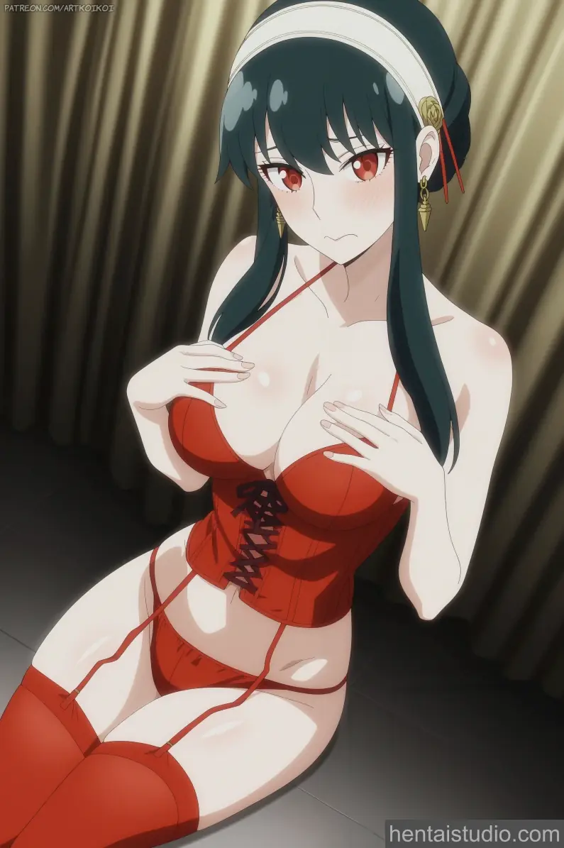 Yor Forger from Spy X Family hentai art 5 of 13