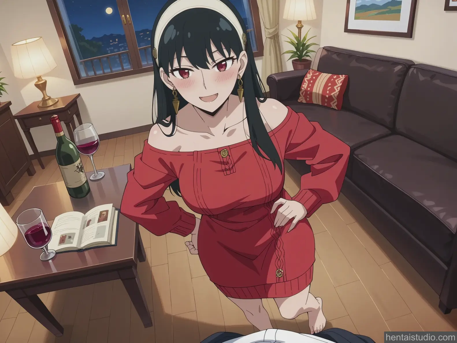 Yor Forger from Spy X Family hentai art 14 of 182