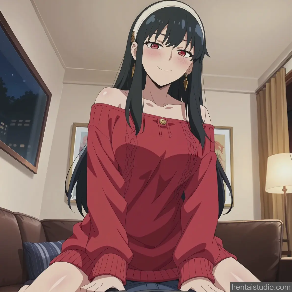 Yor Forger from Spy X Family hentai art 15 of 182