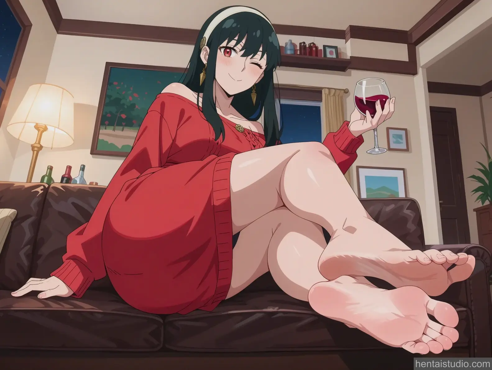 Yor Forger from Spy X Family hentai art 6 of 182
