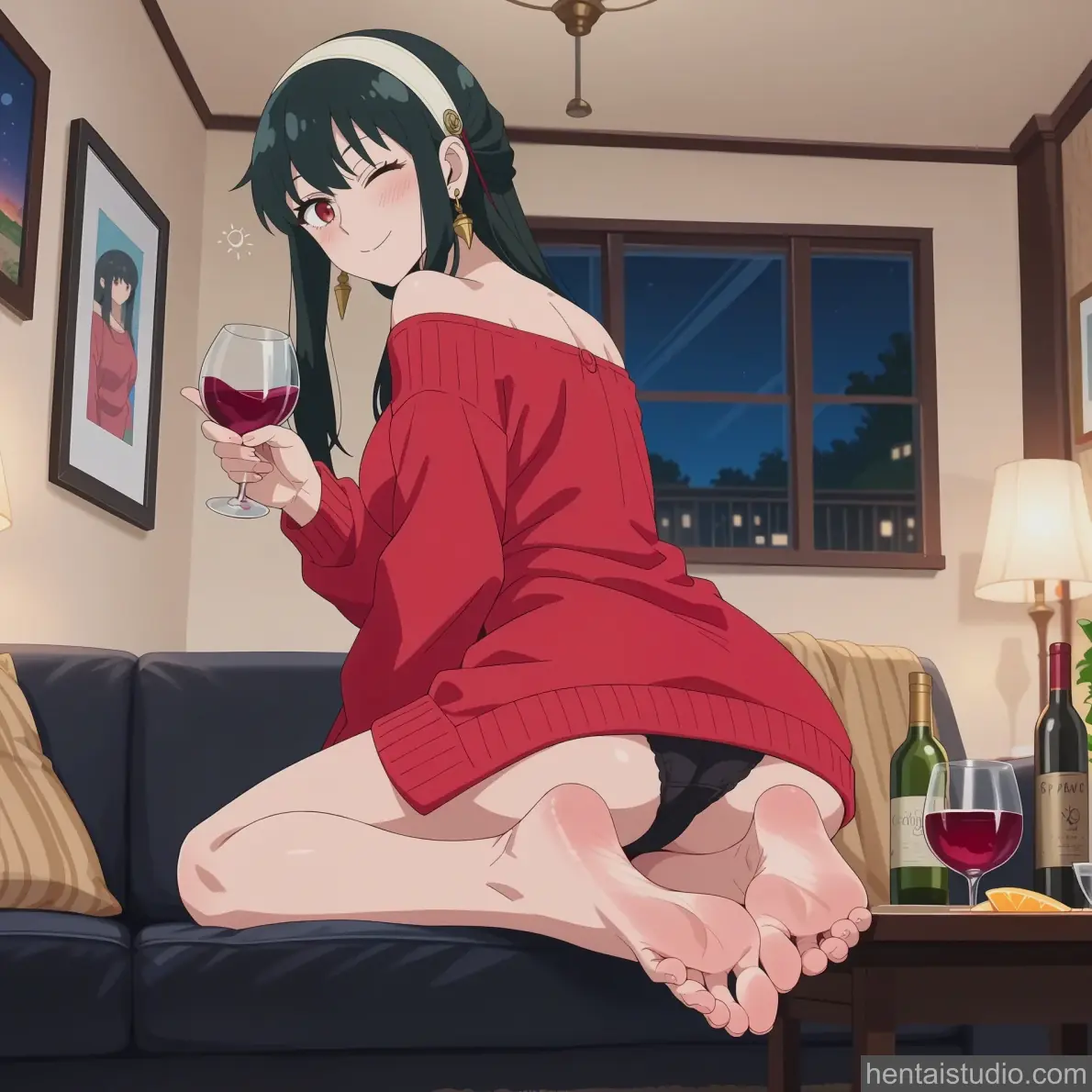 Yor Forger from Spy X Family hentai art 7 of 182