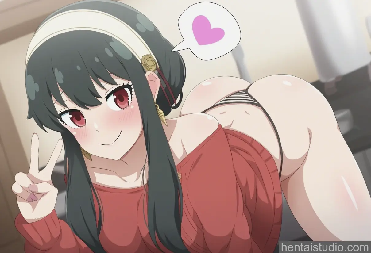 Yor Forger from Spy X Family hentai art 65 of 100