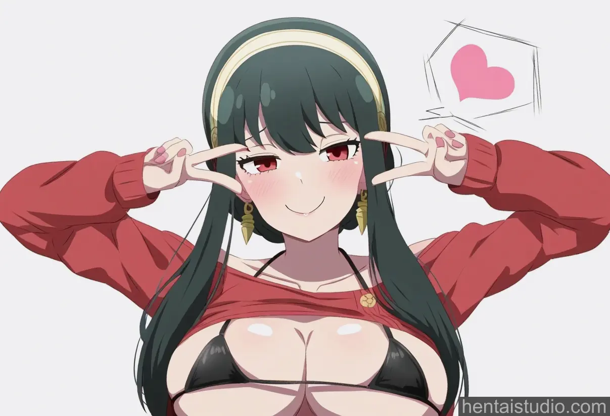 Yor Forger from Spy X Family hentai art 67 of 100