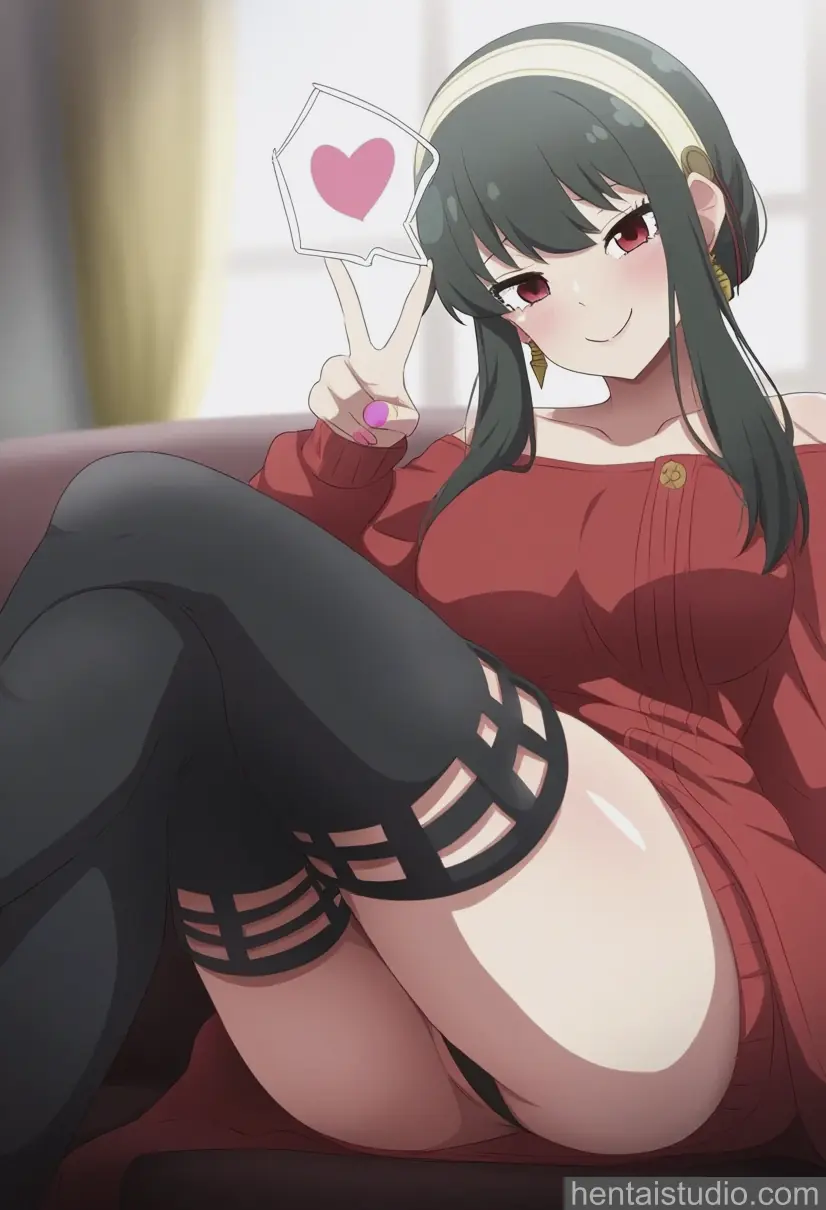 Yor Forger from Spy X Family hentai art 97 of 100