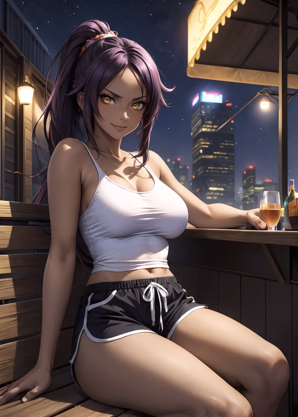 Yoruichi Shihoin - Bleach - Hentai Gallery 17 - 24 Images — image 1 of 24