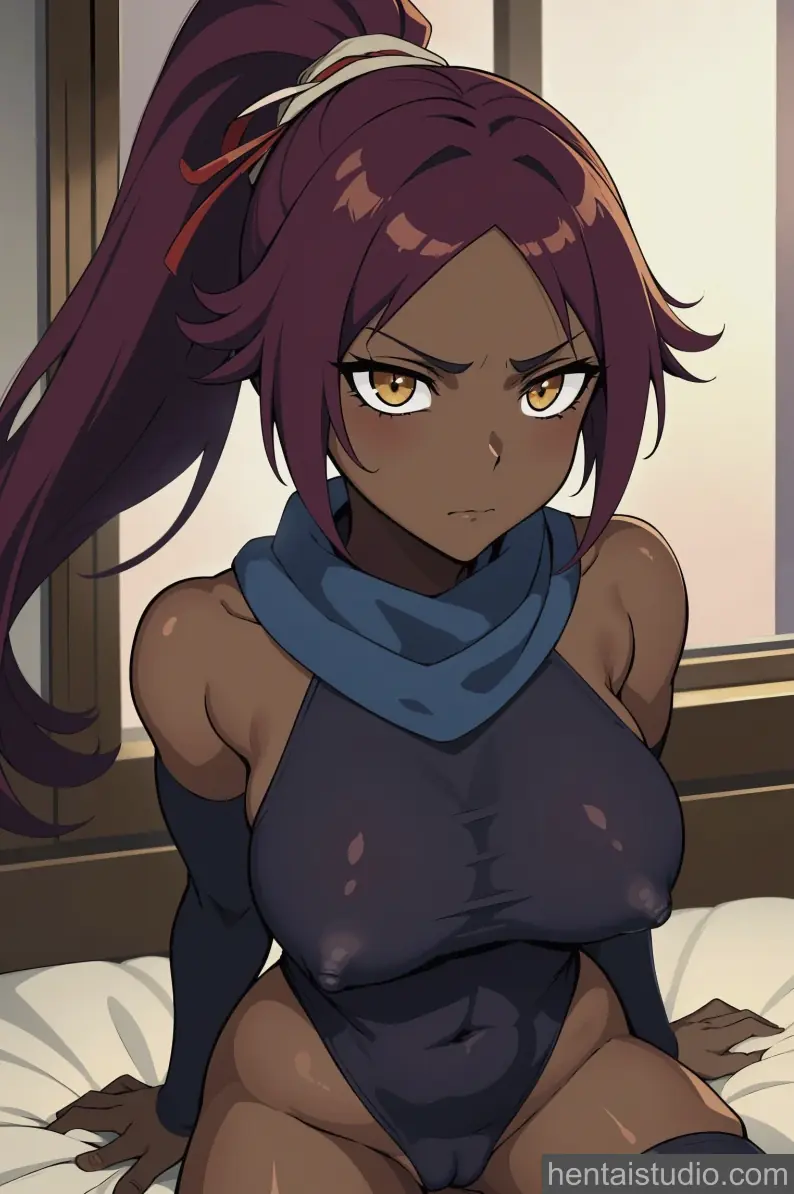 Yoruichi Shihouin from Bleach hentai art 3 of 33