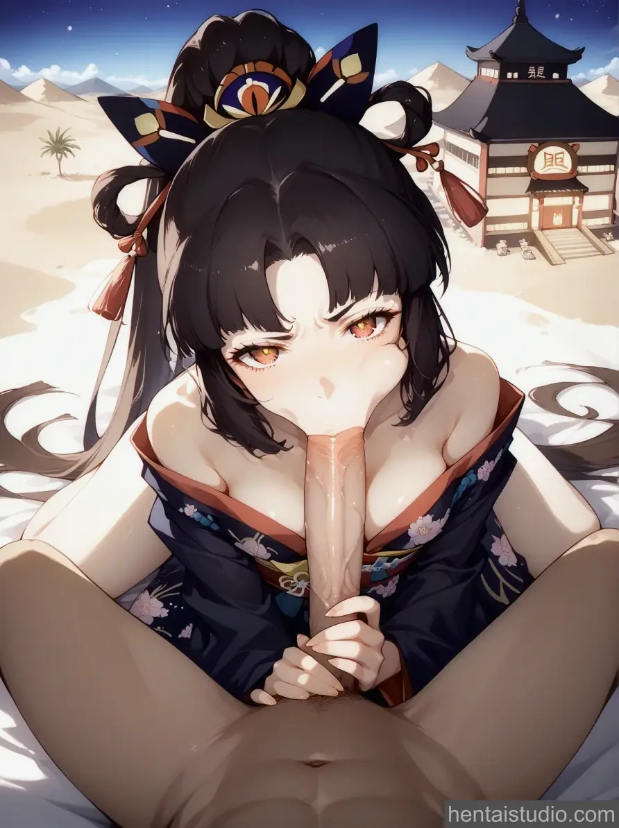 Yotohime from Onmyoji hentai art 10 of 60