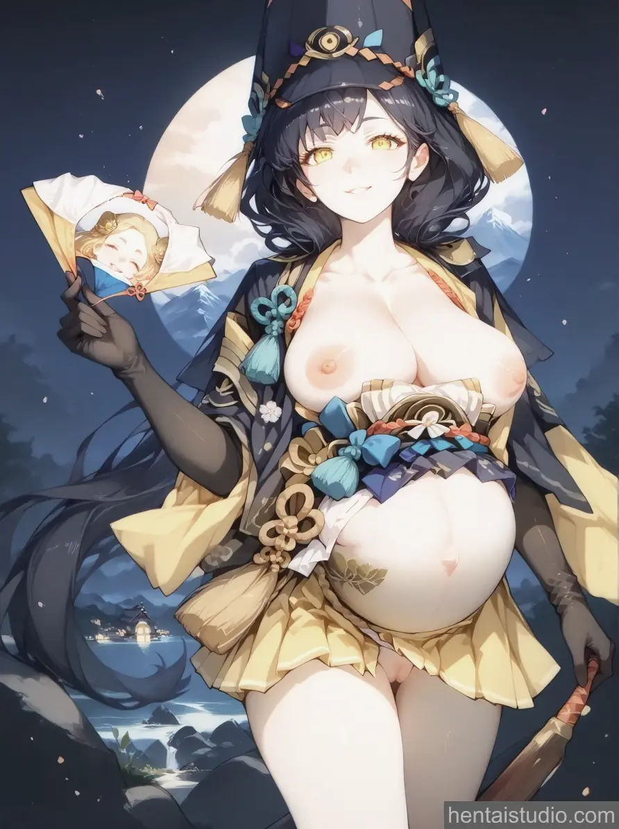 Yotohime from Onmyoji hentai art 17 of 60