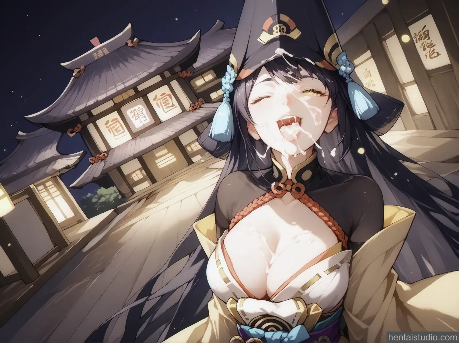 Yotohime from Onmyoji hentai art 27 of 60