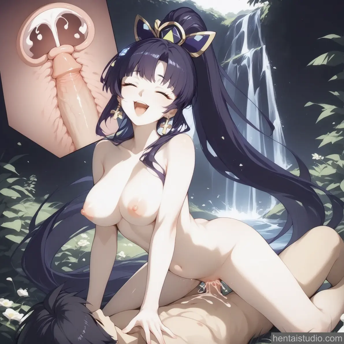 Yotohime from Onmyoji hentai art 40 of 60
