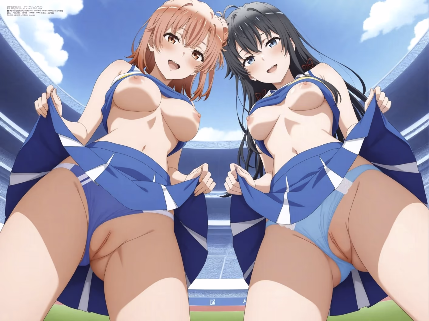Yui Yuigahama x Yukino Yukinoshita - My Teen Romantic Comedy SNAFU (Oregairu) - Hentai Gallery - 30 Images — image 1 of 30